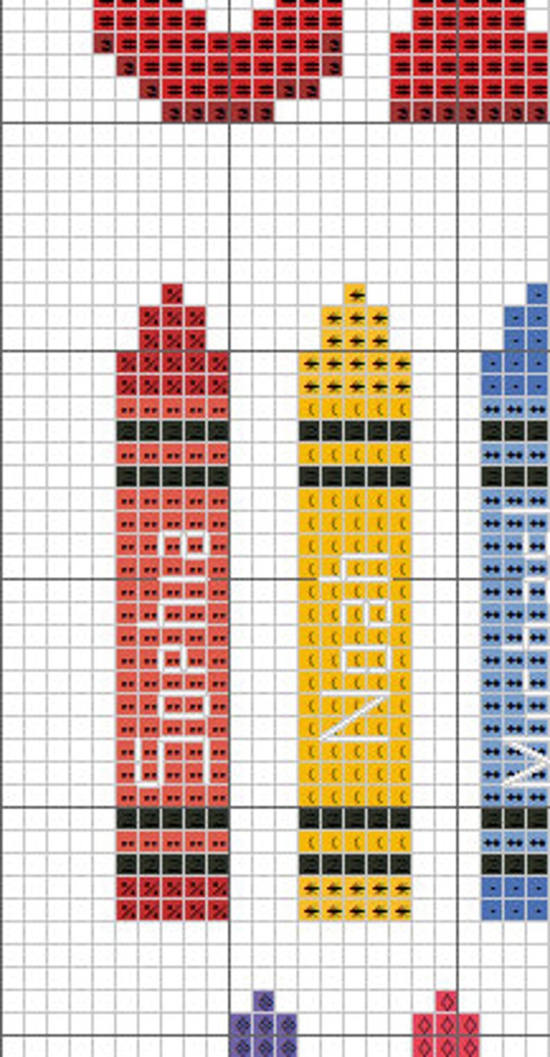 Children cross stitch pattern kids cross stitch pattern Etsy