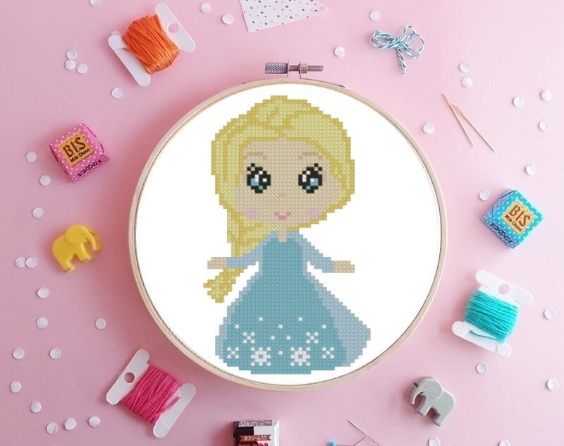 Disney Princess cross stitch Set Princess cross stitch Tiny Etsy