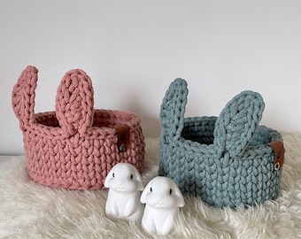 Easter basket | Easter basket | crocheted Easter basket | Timeless decoration for Easter | Easter brunch