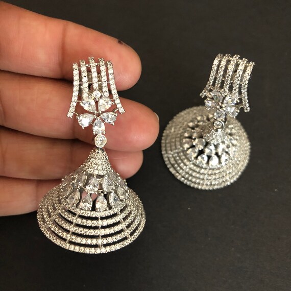 Cz jhumka best sale