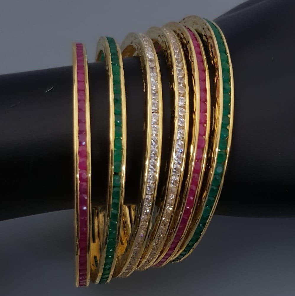 Multicolour Zirconia Bangles main image 0