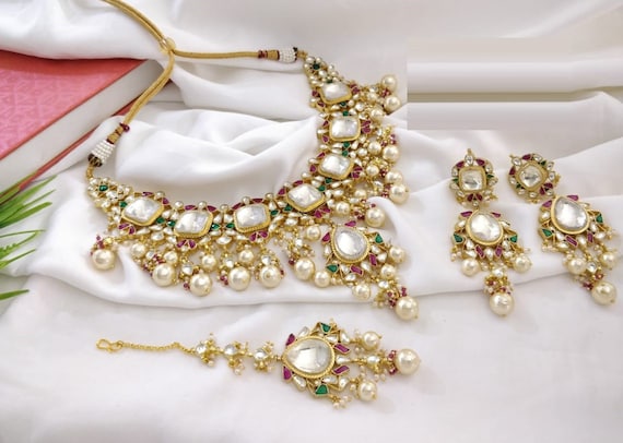 Jewellery kundan deals necklace