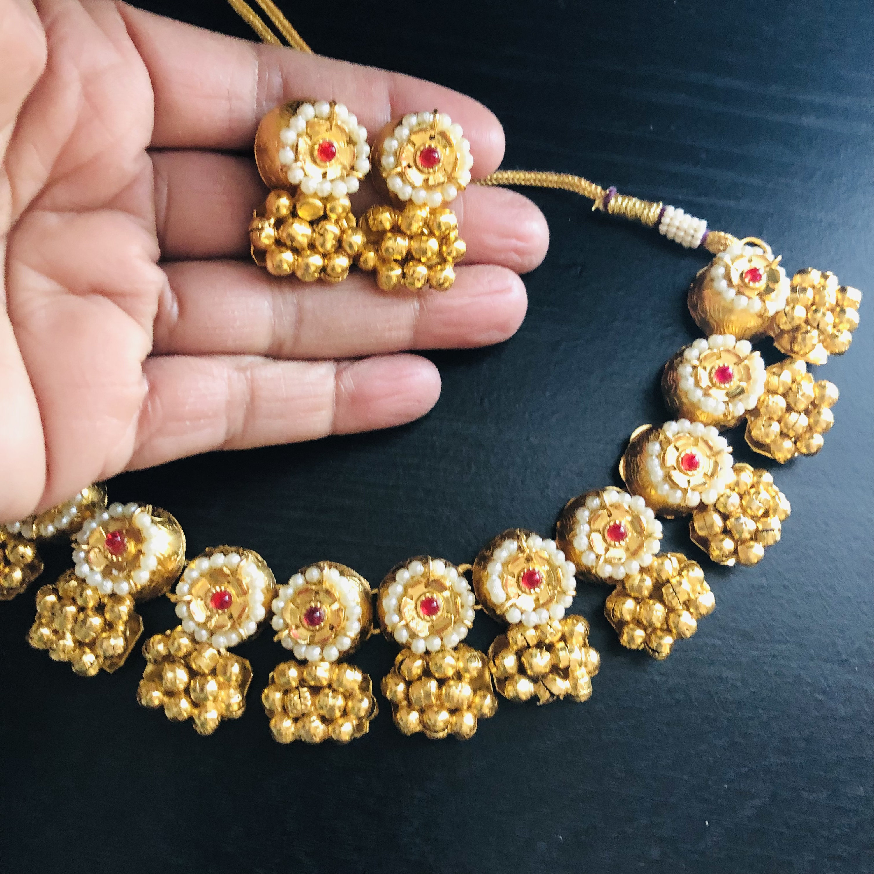 Kushal jewellery 2024 pearl necklace