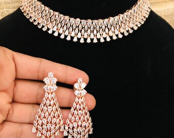 Cz Choker - Etsy