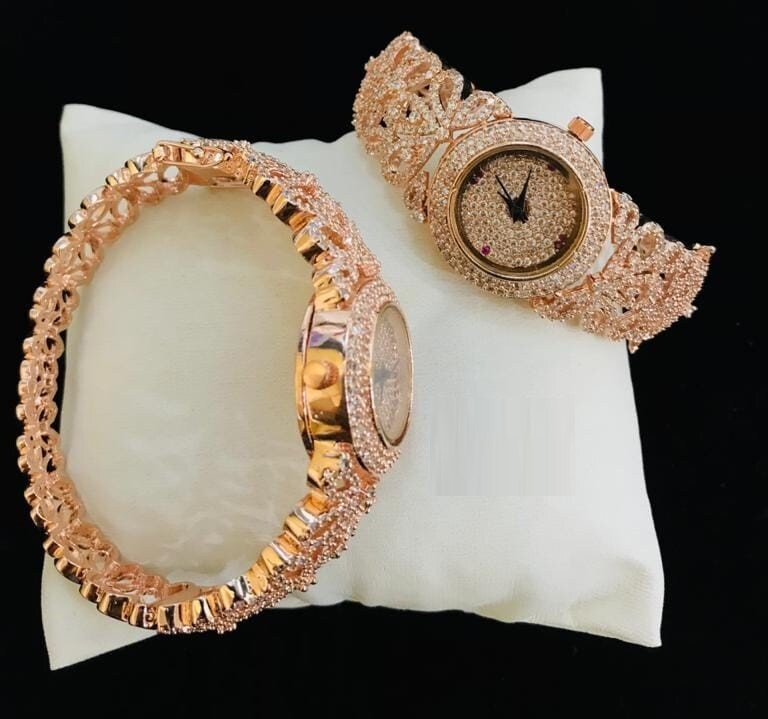 cubic zirconia iced out watch