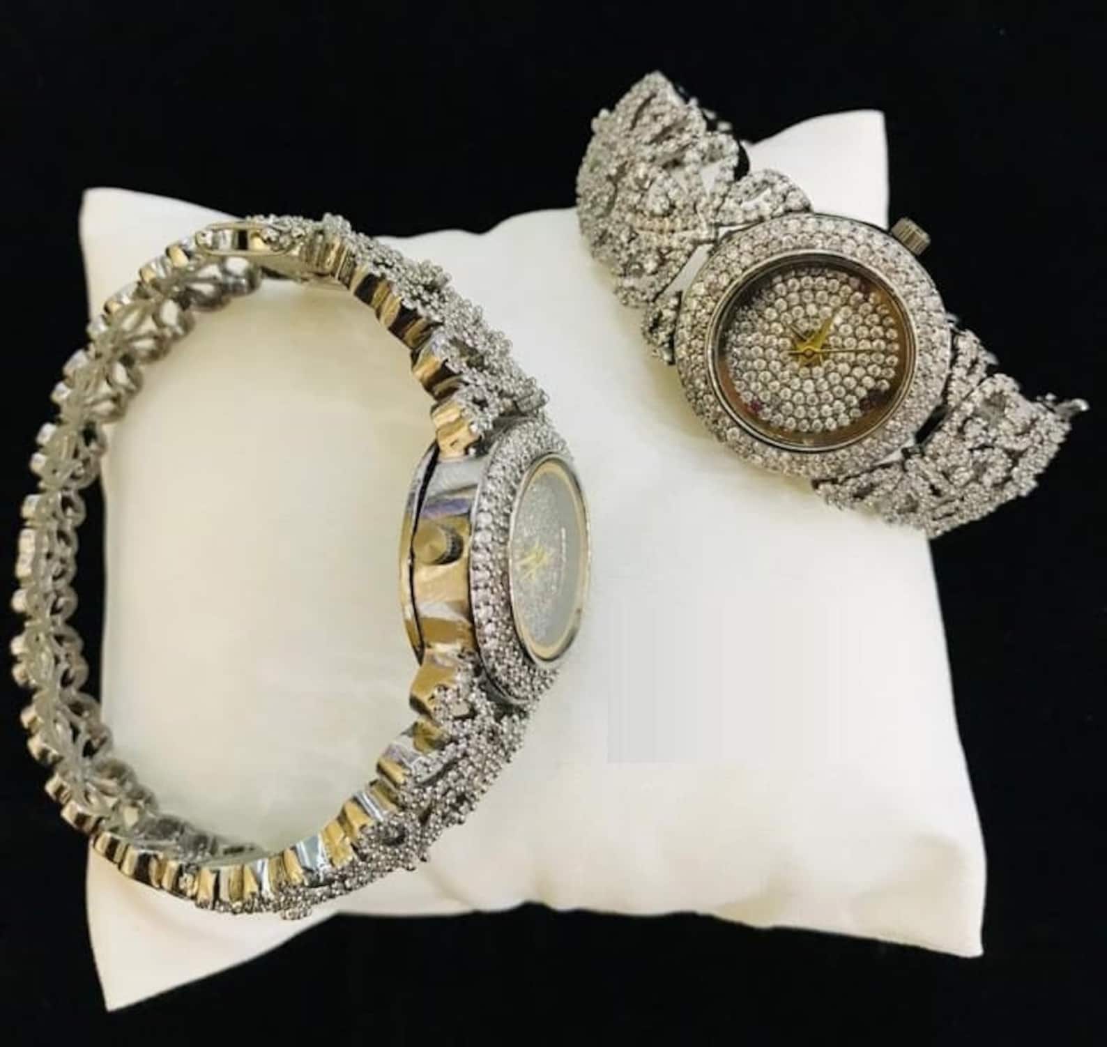 cubic zirconia iced out watch
