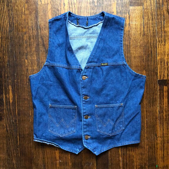 1980's Wrangler Denim Vest