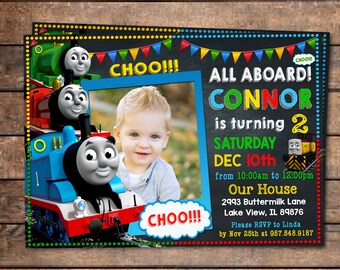 Thomas Invitation Etsy