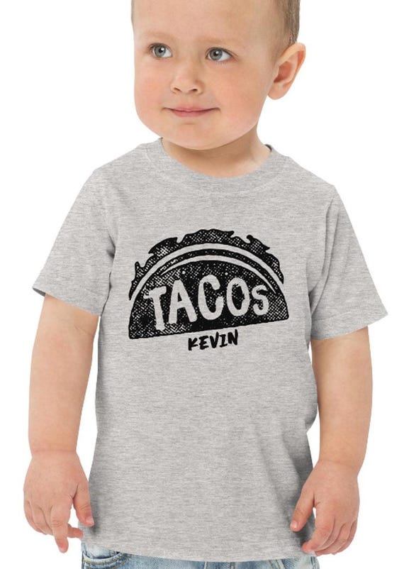 Toddler Personalized Taco Shirt for Kids – Fun Custom Youth Tee