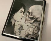 DC Vertigo Sandman Morpheus God of Dreams Death Neil Gaiman Cigarette Case Business Card ID Holder Wallet