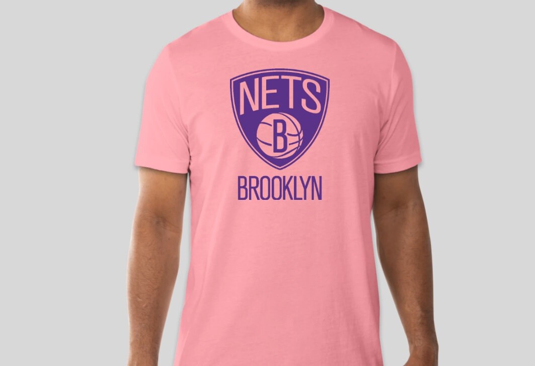 Brooklyn Nets Logo Graphic Tshirt USA Printed Cotton Unisex Etsy