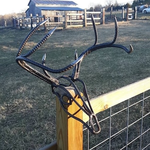 Metal Deer Skull