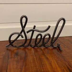 Custom Welded Rebar Words