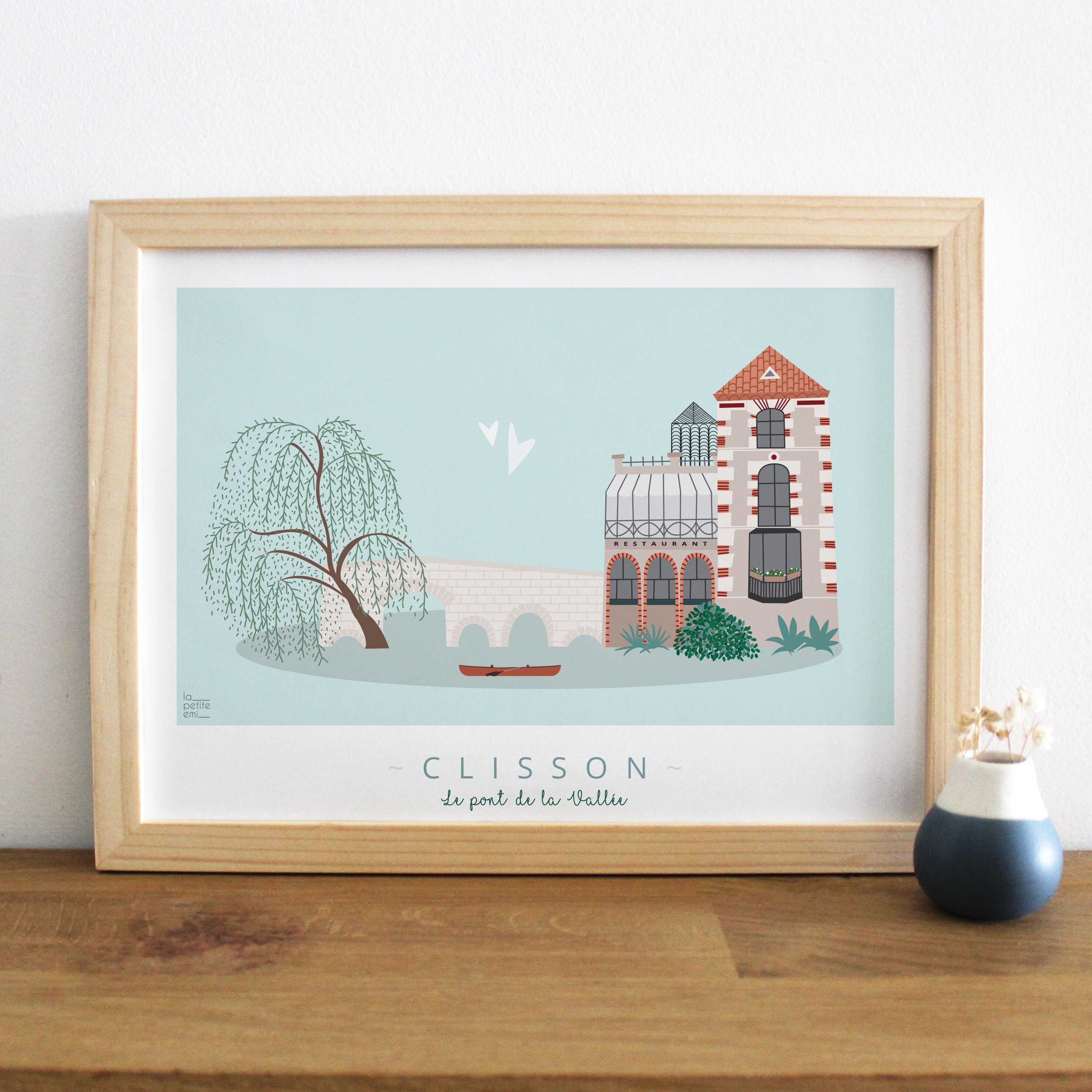 Affiche Clisson - Pont de La Vallée