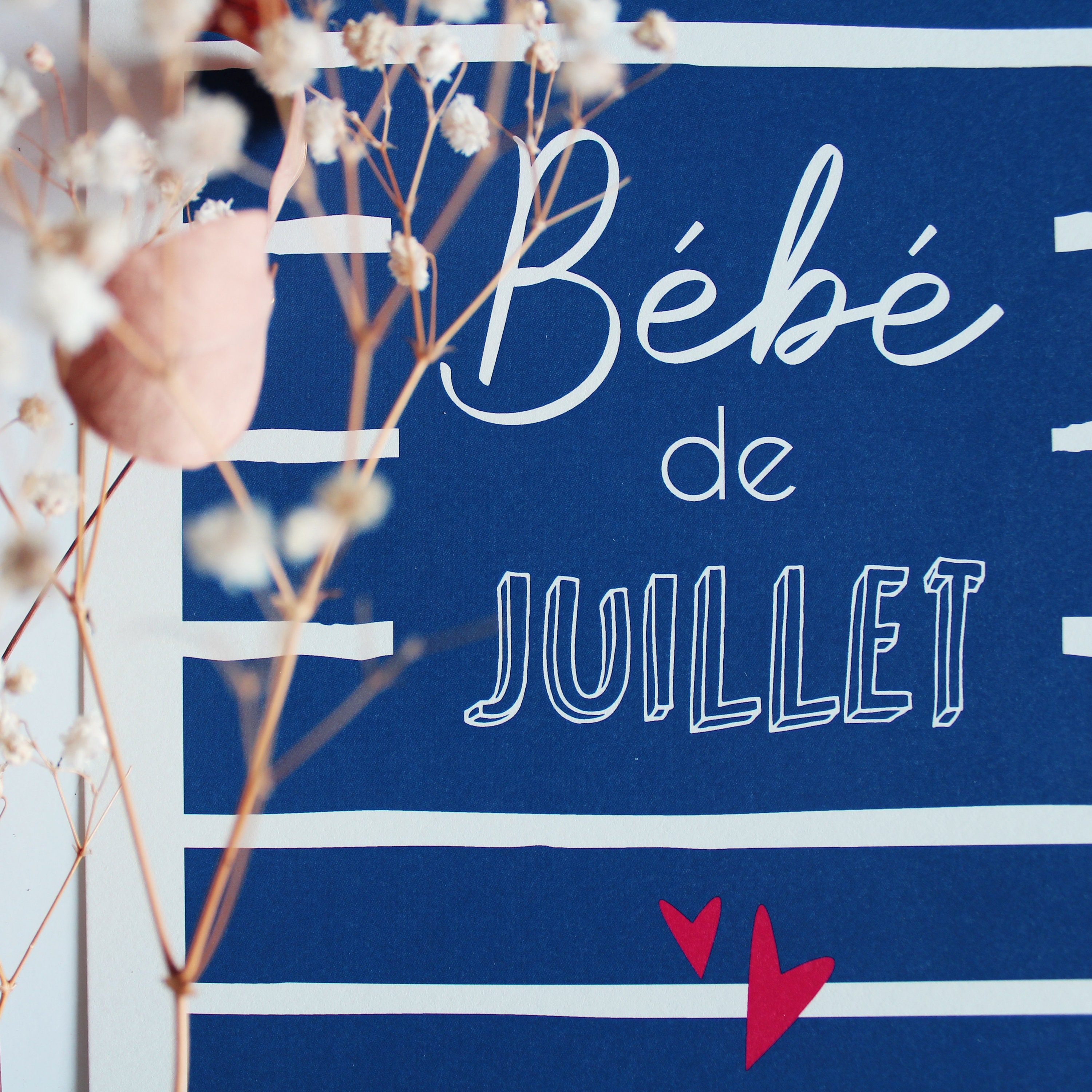 Affiche Mois Juillet - Personnalisable