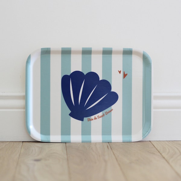 Rectangular tray - Breton shell