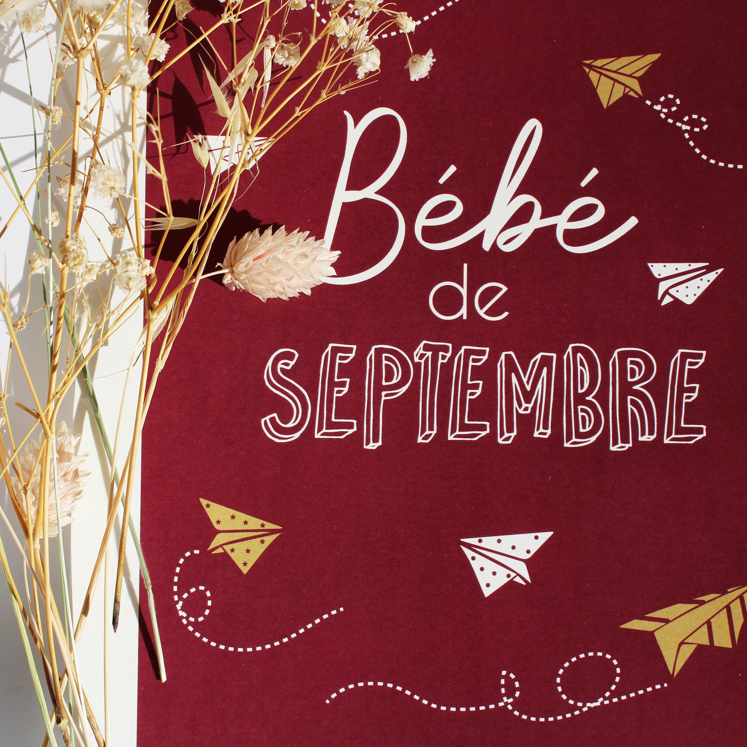 Affiche Mois Septembre - Personnalisable