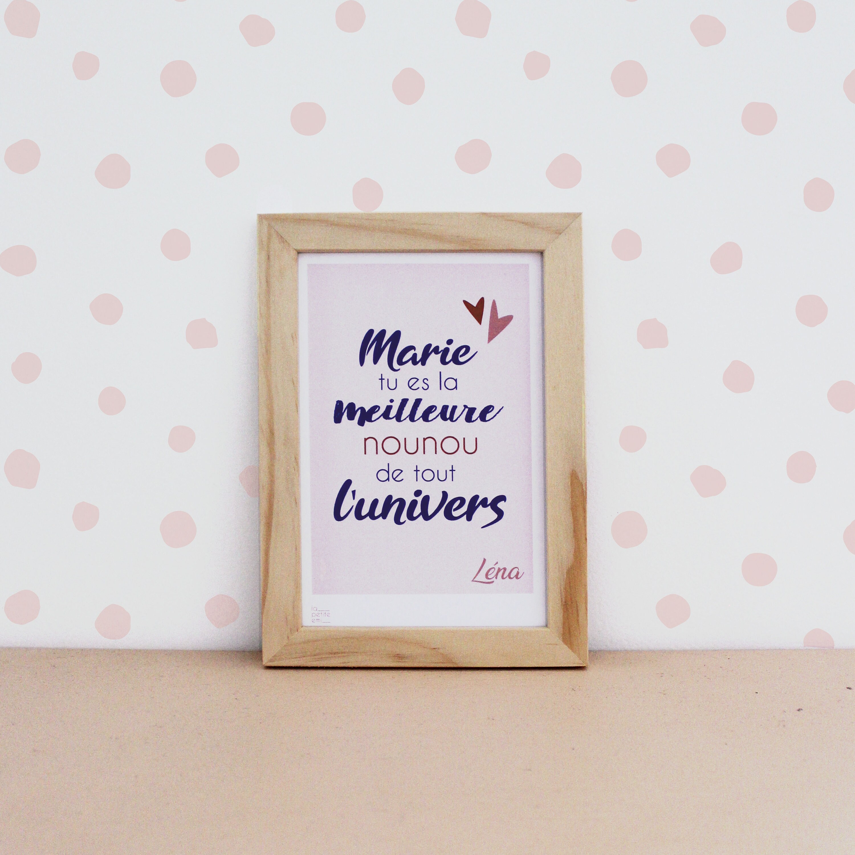 Mini Cadre - Nounou, Crèche