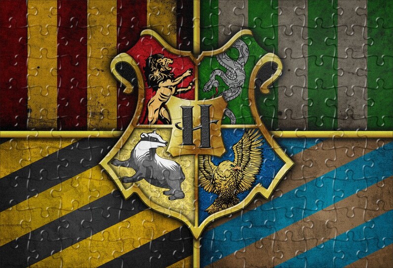 Harry Potter Hogwarts House Puzzle Hogwarts