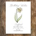 March Birth Flower Printable Card, Birth Month Card Birthday Card ...