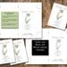 March Birth Flower Printable Card, Birth Month Card Birthday Card ...