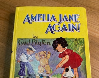 Frech Amelia Jane Wieder - Enid Blyton - Dean & Sons 1980er Jahre Kinder Spielzeug Geschichte Hardcover Buch - Toy Stories