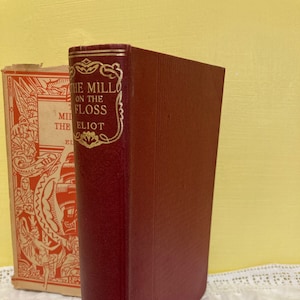 The Mill on the Floss - George Eliot - 1930s - Odhams Press - Vintage Hardback Book with Dustjacket - Bookshelf Filler Decor Fiction