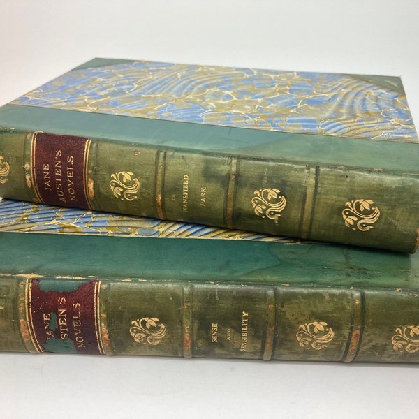 Sense and Sensibility / Mansfield Park by Jane Austen - 1901 Vintage Books - Hugh Thomson Illustrations - MacMillan - English Classic Novels