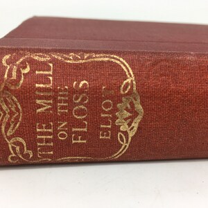 The Mill on the Floss - George Eliot - 1930s - Odhams Press - Vintage Hardback Book Bookshelf Decor Fiction