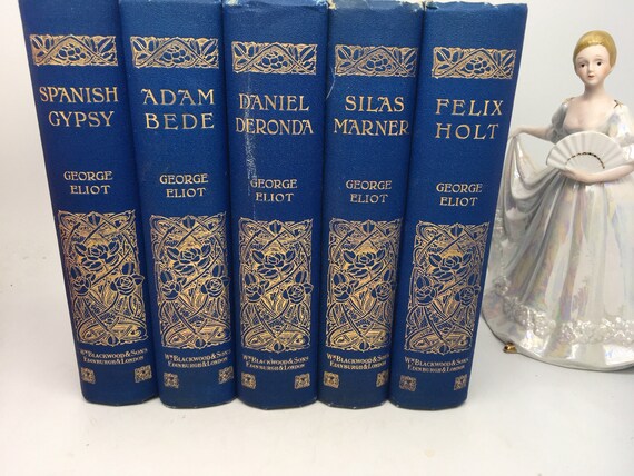 George Eliot 1900s Book Set - Daniel Deronda, Adam Bede, Spanish Gypsy, Silas Marner etc - English Classic Literature - Wm Blackwood