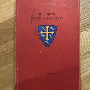 Nieznane Opactwo Westminsterskie - Tanner - King Penguin Twarda oprawa Książka referencyjna Vintage 1948 Pelican Oryginalna książka - Londyn Anglia