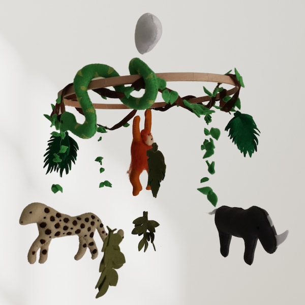 Safari Nursery Mobile Etsy UK