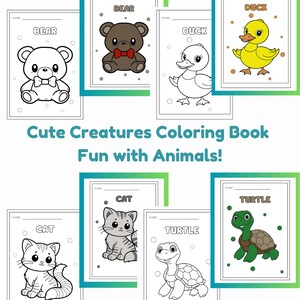 Fun With Animals, A Coloring adventure for kids