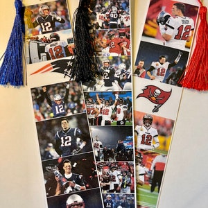 Tom Brady - set of 3 laminated bookmarks