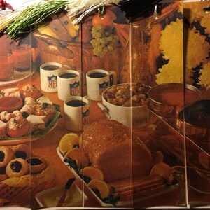 An NFL Ham Feast!! - Vintage Ads Series-- set of 5 laminated bookmarks