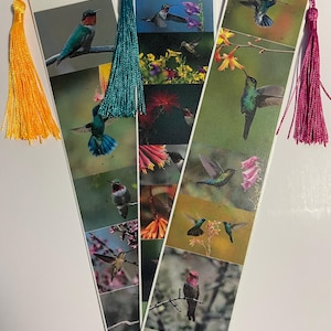 Hummingbirds-set of 3 bookmarks
