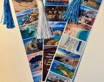 Greece— set of 3laminated bookmarks