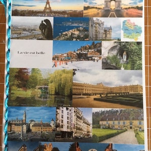 France travel journal/ sketchbook