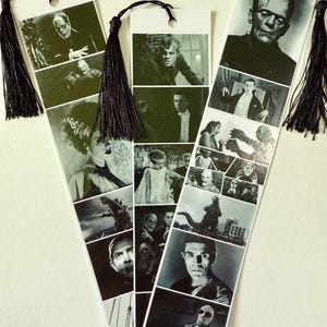 Classic Hollywood Movie Monsters— set of 3 bookmarks