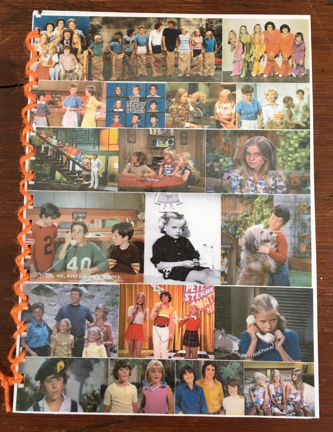 Brady Bunch Blank Sketchbook Etsy