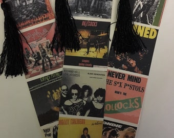Le migliori band punk - set di 3 segnalibri