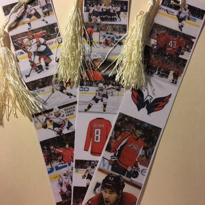 Washington Capitals-set of 3 laminated bookmarks