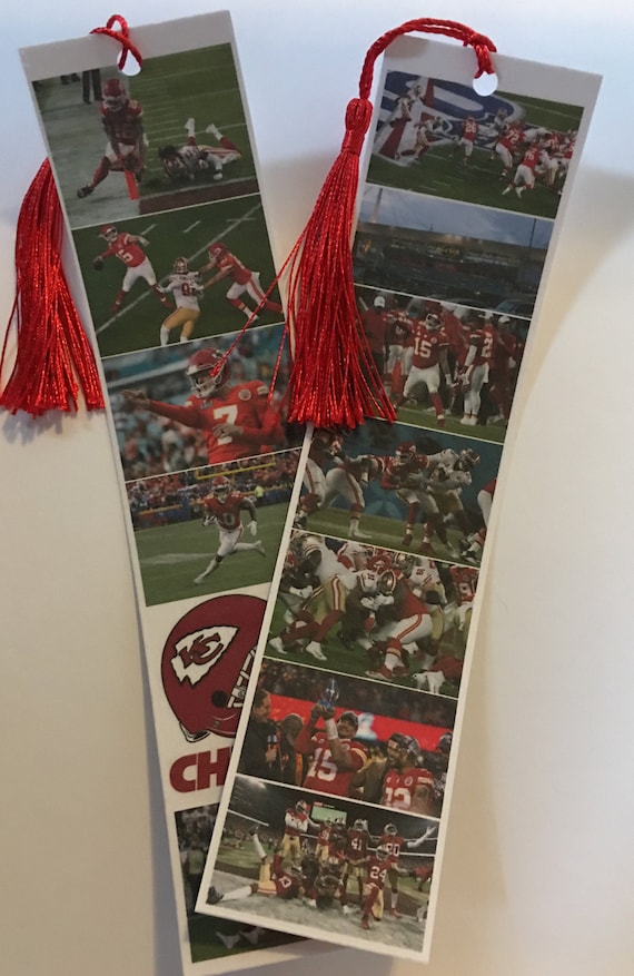 Kansas City Chiefs Set of 2 Laminated Bookmarks | Etsy