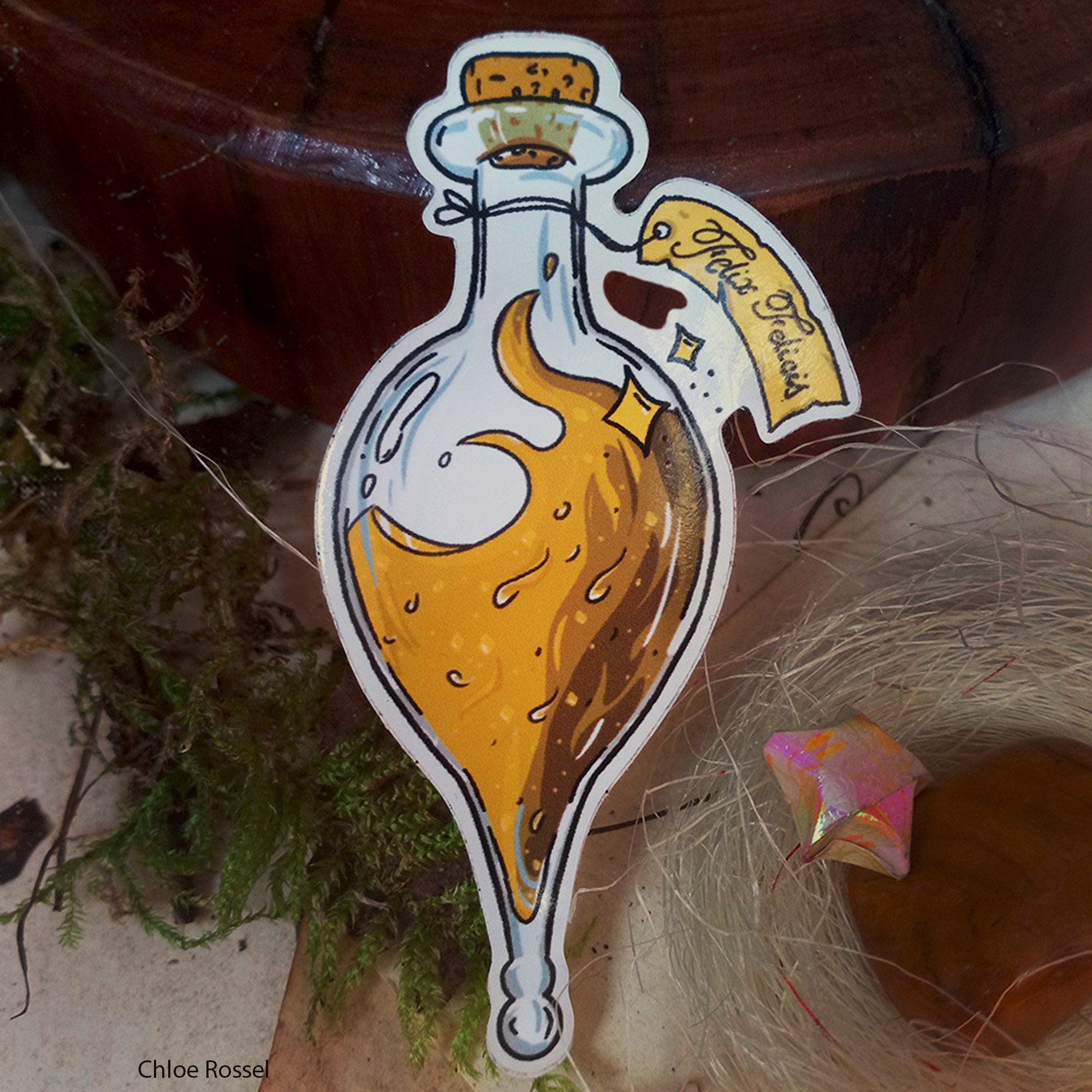 Sticker Felix Felicis la chance liquide dans Harry Potter Etsy France