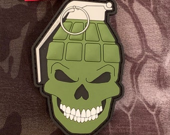 Skull Grenade V.1 PVC Morale Patch