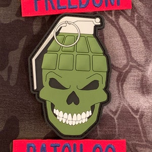 Skull Grenade V.1 PVC Morale Patch