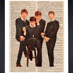 The Beatles Poster Printable Wall Art Set of 2, Beatles Art, Music Posters Beatles Print, The Beatles Vintage Prints, Gifts for Music Lovers