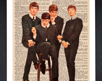 The Beatles Poster Printable Wall Art Set of 2, Beatles Art, Music Posters Beatles Print, The Beatles Vintage Prints, Gifts for Music Lovers