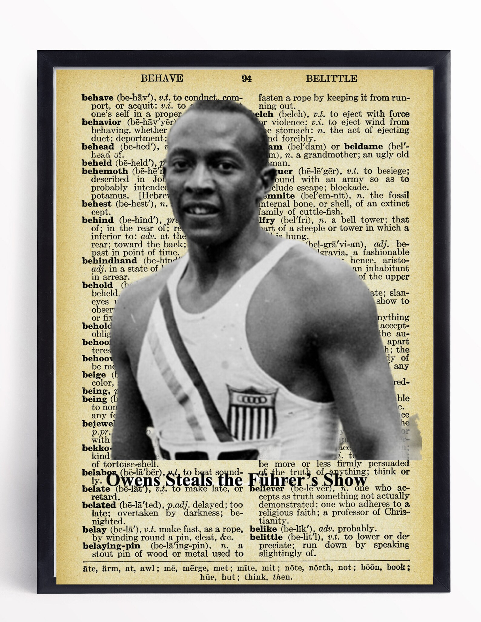 Jesse Owens Printable Wall Art Sports Posters Olympic Game | Etsy