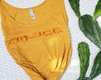 Gürteltier Tank, Gürteltier Camping T-Shirt